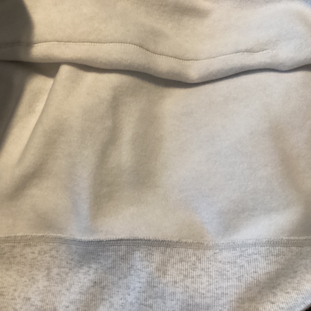 DKNY Sport Women’s Rhinestone Sequin Logo Hoodie Light Gray - Picture 13 of 14